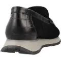 Hispanitas Hispanitastil kvinder. BHI254400 Mokkasiner i sort velourlæder (40), Fast, 1-3 cm, Ingen, Casual