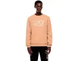 Emporio Armani EA7til mænd. 7M001191_AF17787 Train Logo Series beige sweatshirt (3XL), Casual, Bomuld