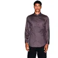 Armani Exchange AIX Armani Exchangetil mænd. XM001142AF13131F8039 Grå almindelig skjorte (M), Casual, Bomuld, Lange ærmer
