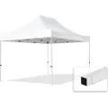 TOOLPORT 3x4,5m, stål, easy-up-pavillon, uden sidedele, hvid
