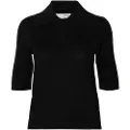 Selected 100% Merinould Strikket Poloshirt