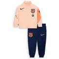 Nike Maskinstrikket FC Barcelona Strike Third Nike Dri-FIT Total 90-fodboldtracksuit til babyer - Orange