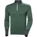 Helly Hansen Lifa Merino Midweight 1/2 Zip, herre, mørkegrøn