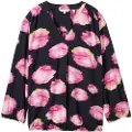 Tom Tailor Feminine V Neck 3/4 ærme Bluse