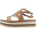 Alpe Alpetil kvinder. 549514 Brune Kenia-sandaler i læder (36), 3-5 cm, Spænder, Casual