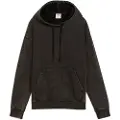 Puma Essentials Elevated Relaxed Wash Hoodie Women, Clothing, Black, L