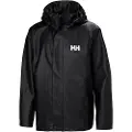 Helly Hansen Moss, regnjakke, junior, sort