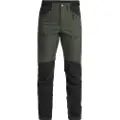 Lundhags Makke High Waist Curved Pants W Short, vandrebukse, dame, grøn/sort