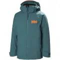 Helly Hansen Traverse, skijakke, junior, mørkegrøn