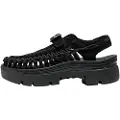 Keen Keenunisex. 1030339 Sandaler Mary Jane Uneek sort (38.5), Læder, 3-5 cm, Spænder, Casual
