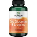 Swanson Health Zinkgluconat & L-Lysin - 90 kapsler
