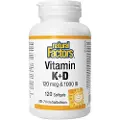 Natural Factors – Vitamin K+D 120 mcg & 1000 IU (120 Softgels)