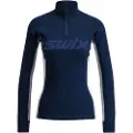 Swix RaceX Merino Half Zip, dame, navy