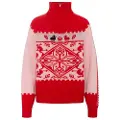 Kari Traa Saga Knit, trøje, dame, rød