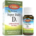 Carlson Labs Plantebaseret Super Daily D3, 2000 IU - 2,54 ml