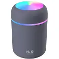 H2O - BIOU Luftfugter og Æterisk Olie Diffuser, USB, Grå (2 watt)