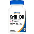 Nutricost – Krilloliekompleks 1000 mg (60 bløde kapsler)