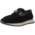 Hispanitas Hispanitastil kvinder. BHI254400 Mokkasiner i sort velourlæder (41), Fast, 1-3 cm, Ingen, Casual