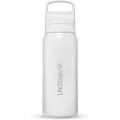 LifeStraw Go 2.0 Stainless Steel Water Filter Bottle 700ml, Hvid
