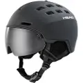 Head Radar 5K + SL, skihjelm med visir, sort
