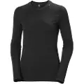Helly Hansen Lifa Merino Midweight Crew, dame, sort