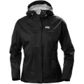 Helly Hansen Loke regnjakke, dame, sort