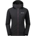 Montane Fem Krypton Hoodie, softshelljakke, dame, sort