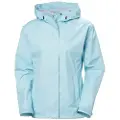 Helly Hansen Seven J, regnjakke, dame, lyseblå