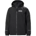 Helly Hansen JR Juell, regnjakke, børn, sort