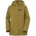 Helly Hansen Snowplay Long Ins, skijakke, dame, guld