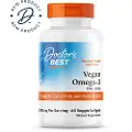 Doctors Best Vegansk Omega-3 EPA + DHA - 60 vegetabilske softgels