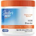 Doctors Best MSM med OptiMSM Vegansk, pulver - 250g