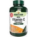 Natures Aid - Vitamin C 500 mg Tyggetabletter, Appelsinsmag (100 Tabletter)