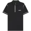 Hugo Boss BOSStil mænd. 50543352 Paddytech Goc sort polo shirt (S), Casual, Bomuld, Korte ærmer
