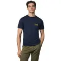 Hackett Londontil mænd. HM5000025 Heritage Rally Pocket T-shirt navy (S), Casual, Bomuld, Korte ærmer, Blå