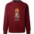 Hackett London Hackett Londontil mænd. HM5800015 Heritage Harry rødbrun sweatshirt (M), Casual, Bomuld