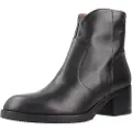 Wonders Wonderstil kvinder. G-6253 Ankelstøvler i læder Santafé 53 sort (41), 3-5 cm, Lynlås, Casual
