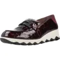 Wonders Wonderstil kvinder. C-7612 Rødbrune Simon-loafers i læder (40), 1-3 cm, Ingen, Casual