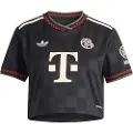 Adidas Fc Bayern 25/26 Cropped Third Dame-t-shirt Med Korte ærmer