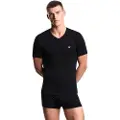 Emporio Armani Stretch Cotton Jersey Kortærmet V-hals T-shirt