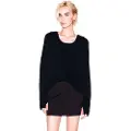 Armani Exchange AIX Armani Exchangetil kvinder. XW001304AF16552UC001 Alsidig cardigan, sort (S), Casual, Bomuld