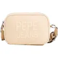 Pepe Jeans Pepe Jeanstil kvinder. PL0300065 Beige Galina-skuldertaske (OSFA), Casual, Polyuretan