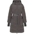 Armani Exchange AIX Armani Exchangetil kvinder. XW000649AF16207U8105 Stålgrå frakke (L), Casual, Polyester