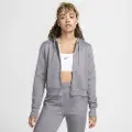 Nike Therma-FIT One-hættetrøje med lynlås til kvinder - grå