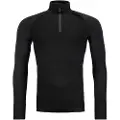 Ortovox 230 Competition Zip Neck, herre, sort