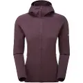 Montane F Protium Hoodie, fleecetrøje, dame, lilla