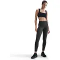 Nike Zenvy-leggings i 7/8-længde med høj talje og print til kvinder - sort