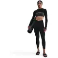 Nike Zenvy-sports-bh med indlæg, let støtte og print til kvinder - sort