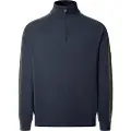 Hackett London Hackett Londontil mænd. HM7000067 Jersey Hs Racing Knit Hzip navy (S), Casual, Bomuld, Lange ærmer, Blå