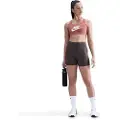 Nike Universa-cykelshorts (13 cm) med høj talje uden sømme foran til kvinder - grå